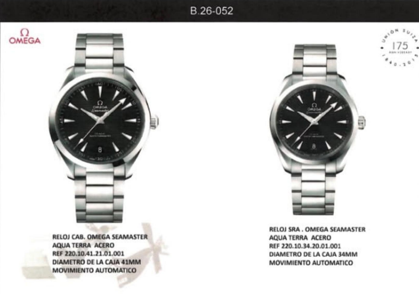 Omega Seamaster Aqua Terra Acero - Esfera Negra
